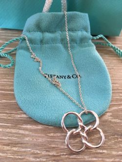 Tiffany Elsa Peretti Quadrifoglio Necklace