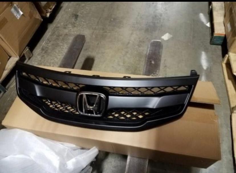 For 2011 2012 Honda Accord  Mayte Black Front Bumper Upper Grille Mesh Grill