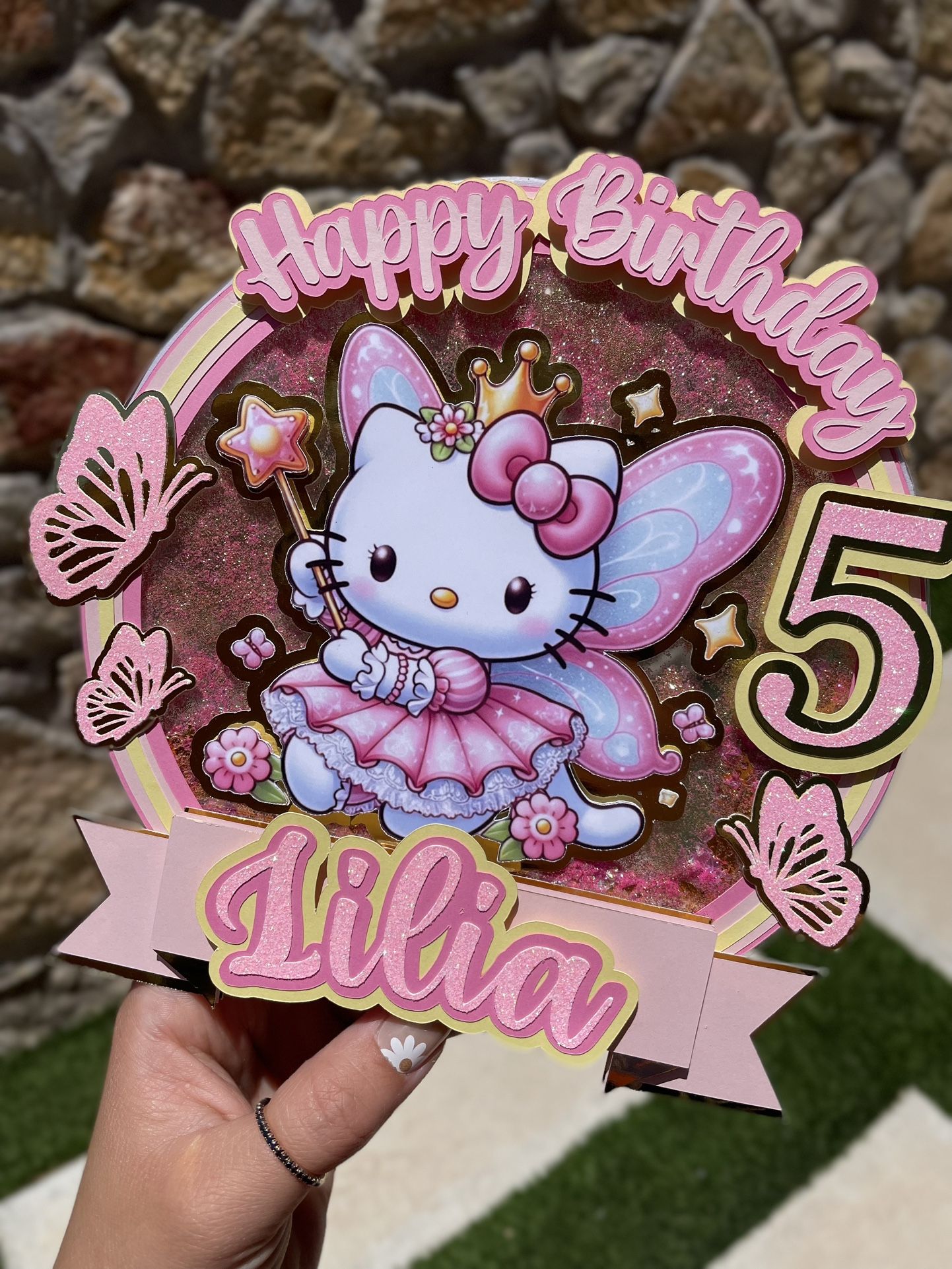 Custom Cake Toppers Hello Kitty