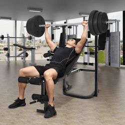 Exercise Bench Barbell Lifting Press