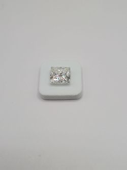Certified 5.08 Carat Princess Cut Lab Diamond