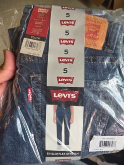 Levi's 511 Slim Flex Stretch Youth Jeans Size 5