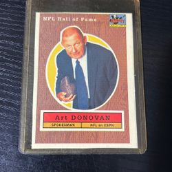 NFL CARD ART DONOVAN