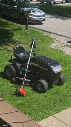 Tractor and weed echo