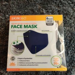 New- Five Masks Washable 