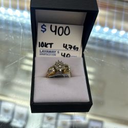 10k Diamond Ring