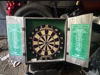 Narwhal Kingston Dartboard with Cabinet OBO
