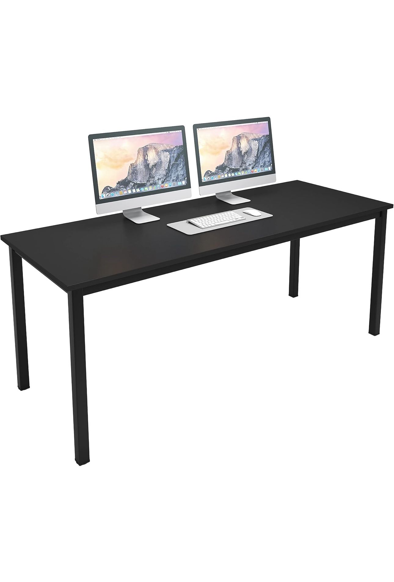 DlandHome 63 inch Computer Desk Home Office Table Writing Desk Study Table Gaming Desk Workstation,
