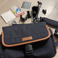Samsung Camera Bag with some old GoPro accessories