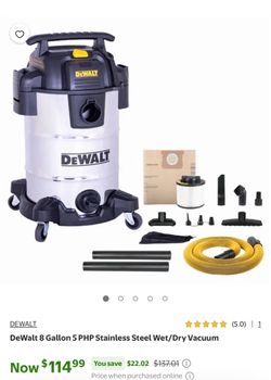 Dewalt wet/dry Vacuum
