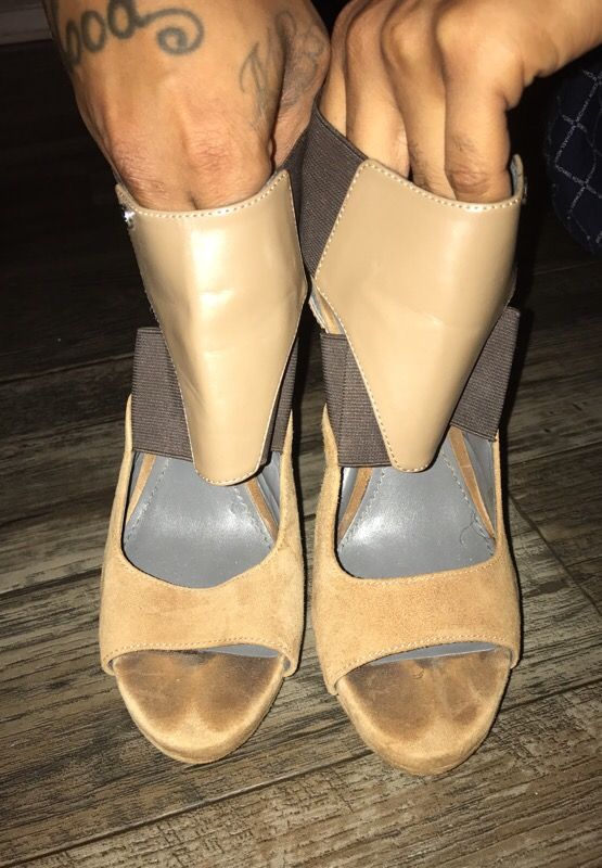 Brown Calvin Klein heels