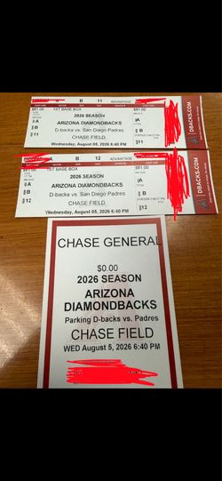 D-backs vs Padres
