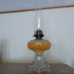 Antique Victorian Oil Lamp 