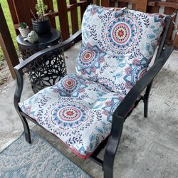 4 Patio Chairs Cushions