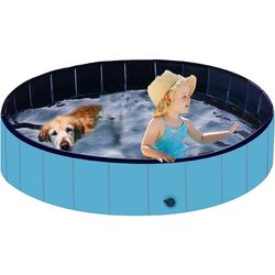 Foldable Dog Pool,32in (X002T8O0AX)