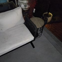 Patio Chair And Too Small End Tables
