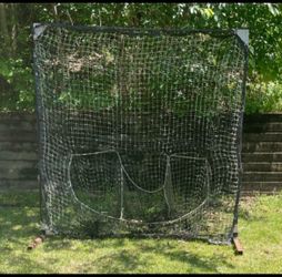 7’ x 6’8” Baseball / Softball Practice Net with Strike Zone Target