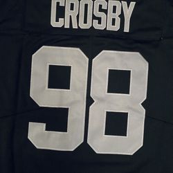 Black Max Crosby Las Vegas Raiders Stitched Jersey