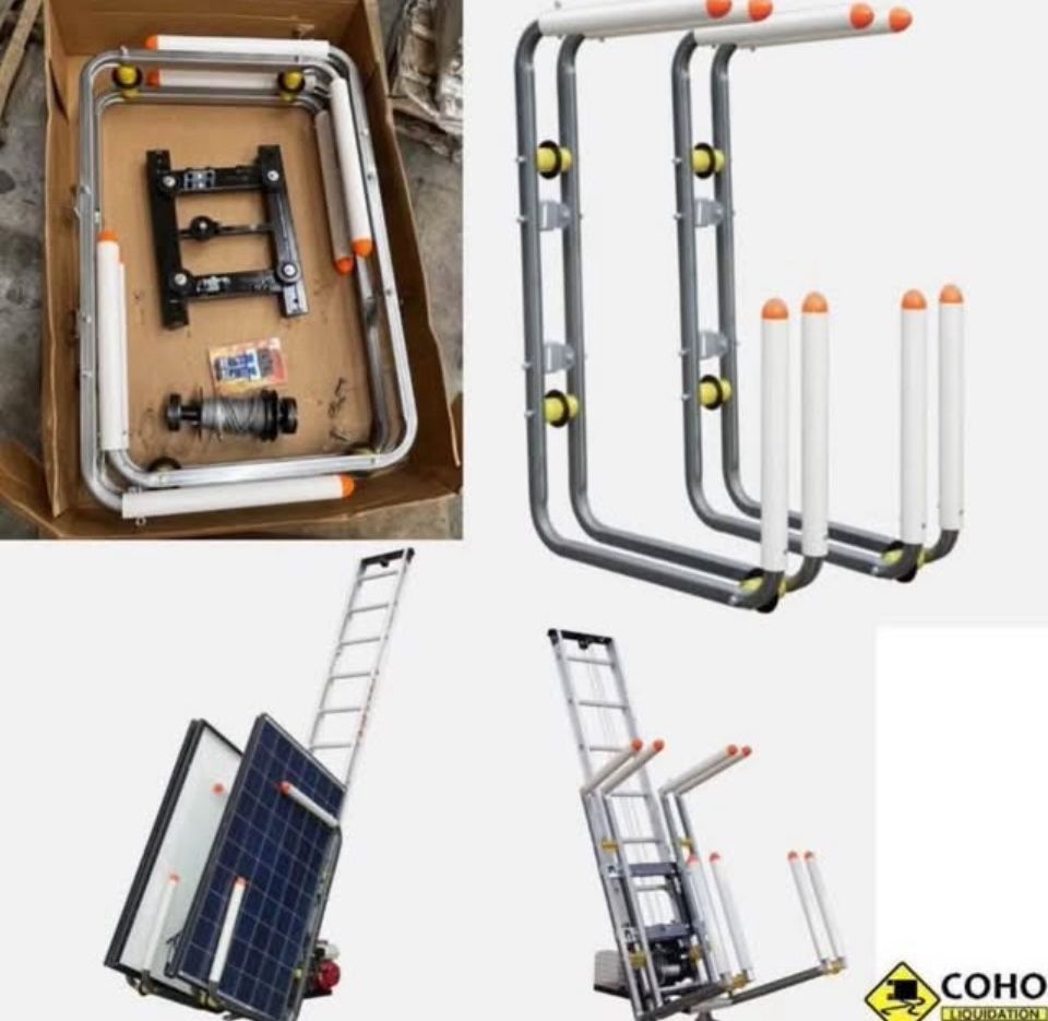 Saddle Carriage Transporter For Solar Panels, Plywood, Etc. 