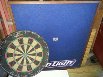 Bud Light Backboard & Dart Board