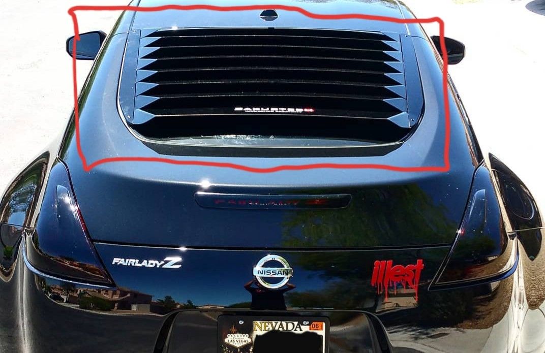 Nissan 370z: Zakustech Louvers & Side Window Vicrez Louvers