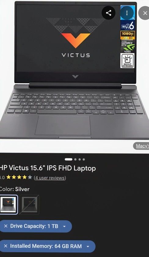 Brand New HP Victus Gaming Laptop