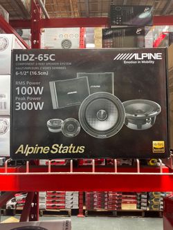 Alpine Status HDZ-65C Component 2-Way Speaker System