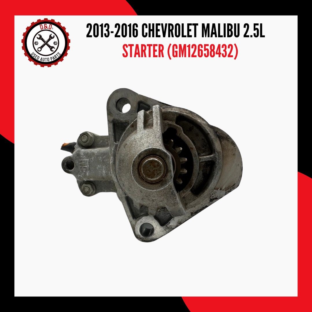 2013 To 2016 CHEVY MALIBU LT 2.5L STARTER