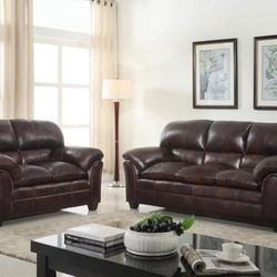 Parker sofa & Love Seat (Available In Black & Brown)