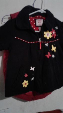 Chamarrita corta para nina medida # 14