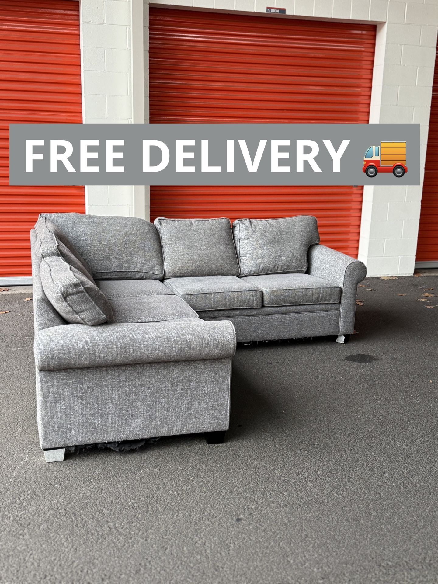 Good Condition Sectional Couch ποΈ- FREE DELIVERY π