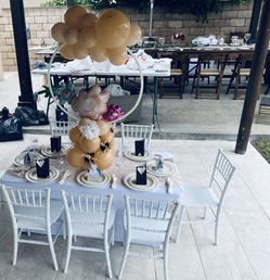 Kids Table Set Up 