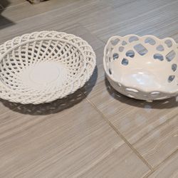 Porcelain and Ceramic Decorative Bowls 