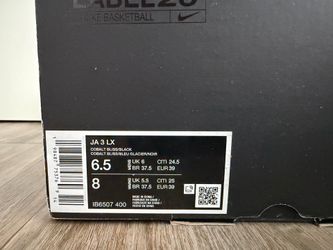 Nike Ja 3 Warning Label LE size 6.5 Men’s