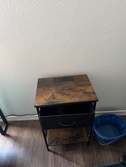 Nightstand with charger port