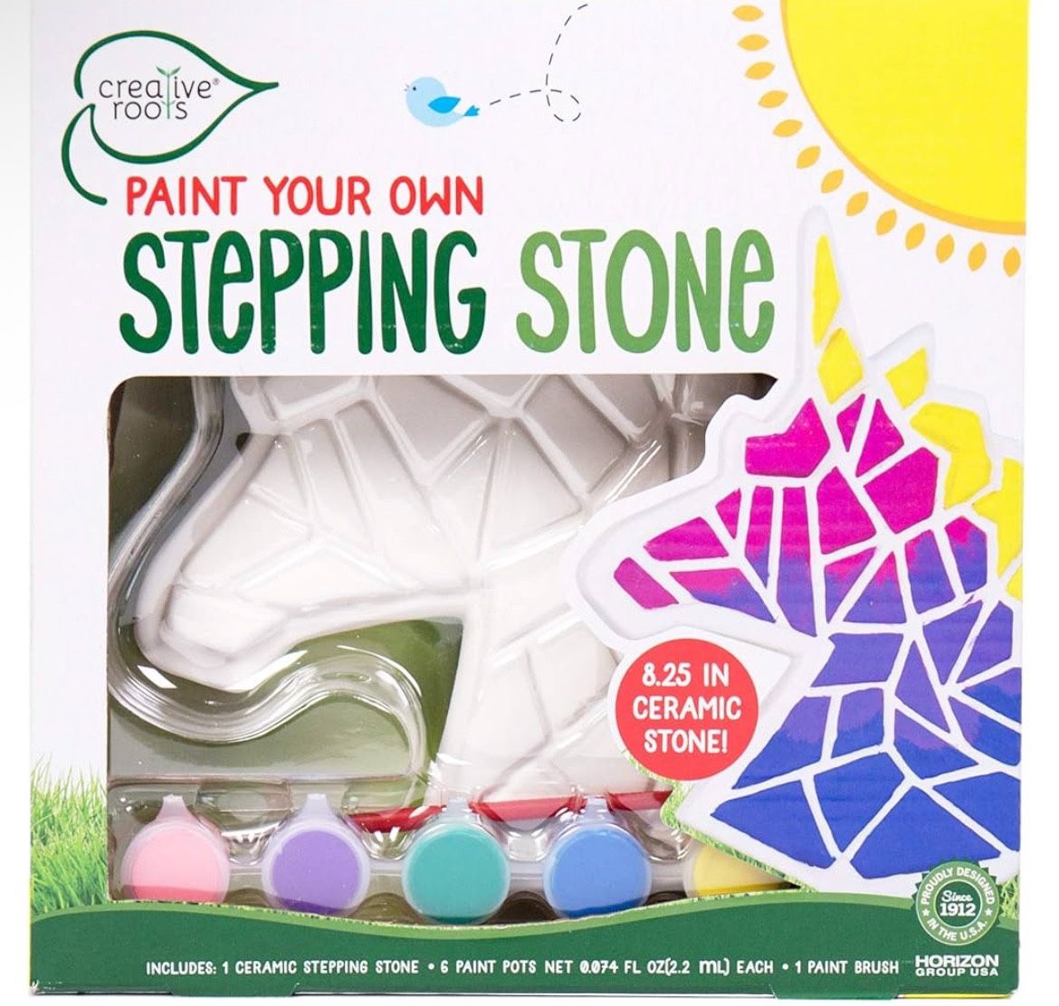 Creative Roots Paint Your Own Unicorn Stepping Stone Kids Art Painting Kit