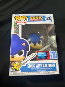 Funko Pop Sonic with Caliburn #1106 Limited Edition