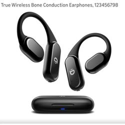 True Wireless Bone Conduction Earphones.