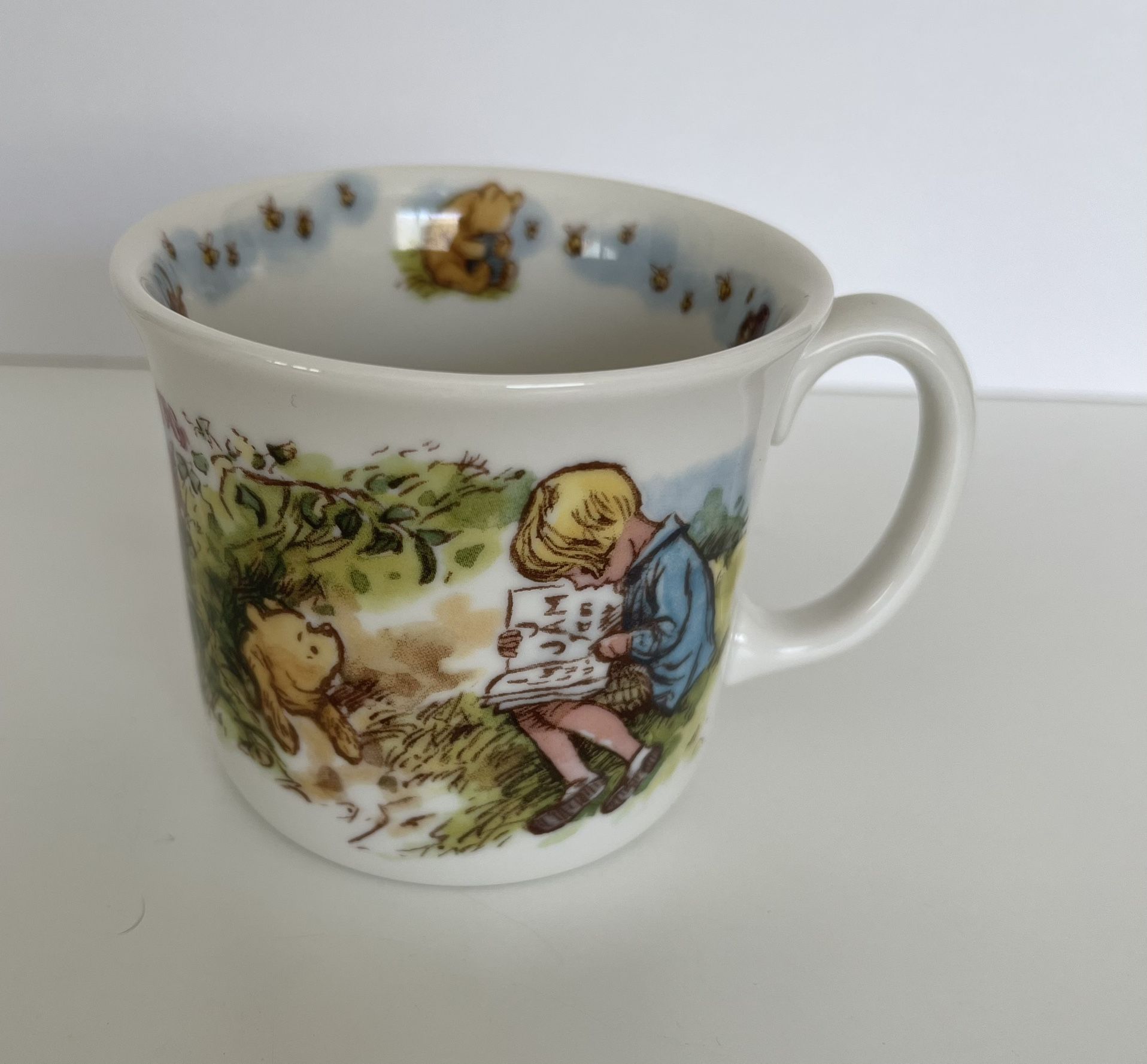 Royal Doulton Classic Winnie The Pooh Mug Cup Piglet Rabbit Christopher Robin