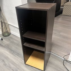 Espresso Black/Brown 3 Shelf Organizer 