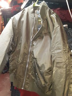 Large mens army green jacket