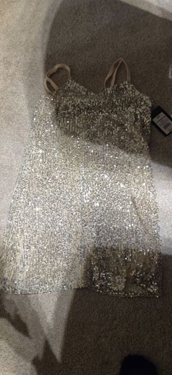 Kids sequin dress size M8