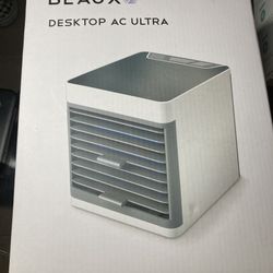 The BLAUX Desktop AC-ULTRA is a portable personal air conditioner designed for indoor use. With 3 fan speeds