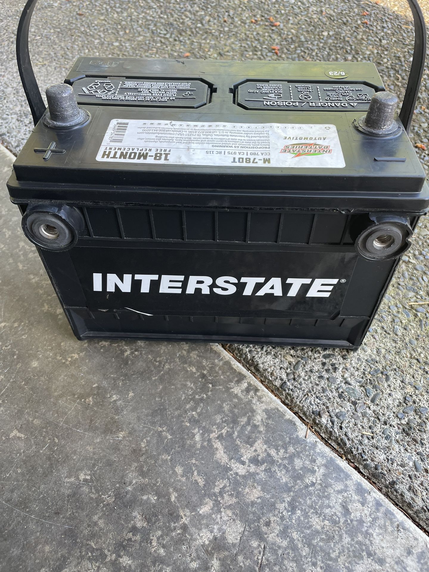 Interstate Car Battery Size 78 With Side And Top Posts