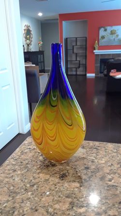 Large vase home decor