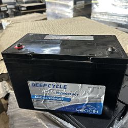 🔋 Deep Cycle AGM Battery – RV Camper Boat Power