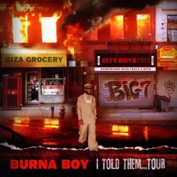 Burna Boy Concert (2 Floor Tickets)