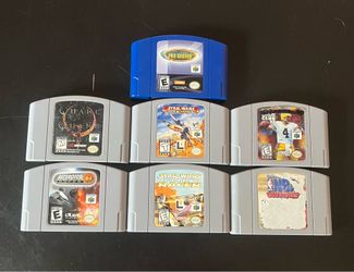 Nintendo 64 Game Lot - Star Wars Games - Tony Hawk - Quake - Asteroids - Sports