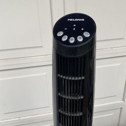 Pelonis Black 36 standing Tower fan remote for Sale in Bellevue, WA -  OfferUp