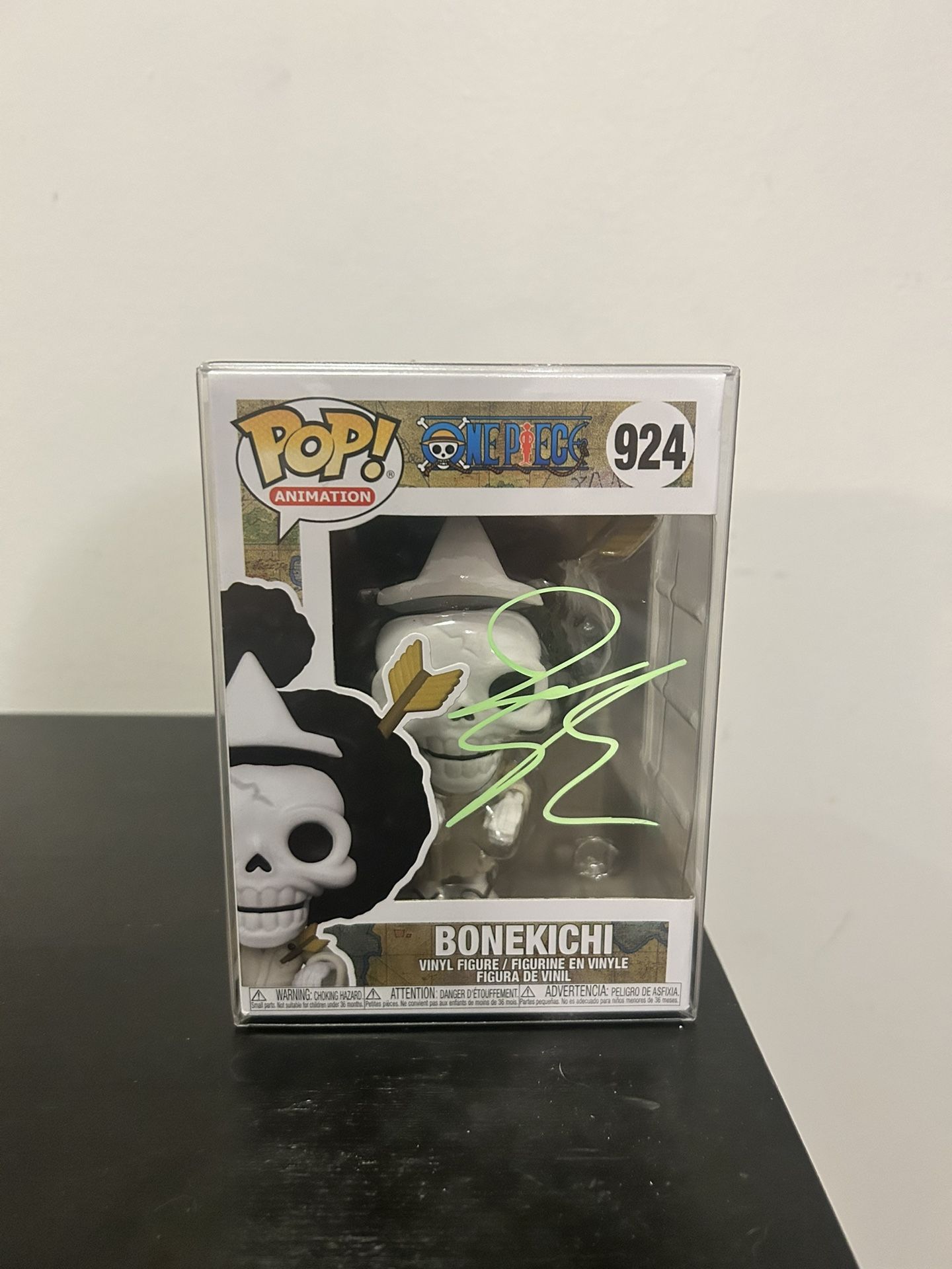 Funko Pop! One Piece: Brook Signed (Ian Sinclair) #924 JSA Certified